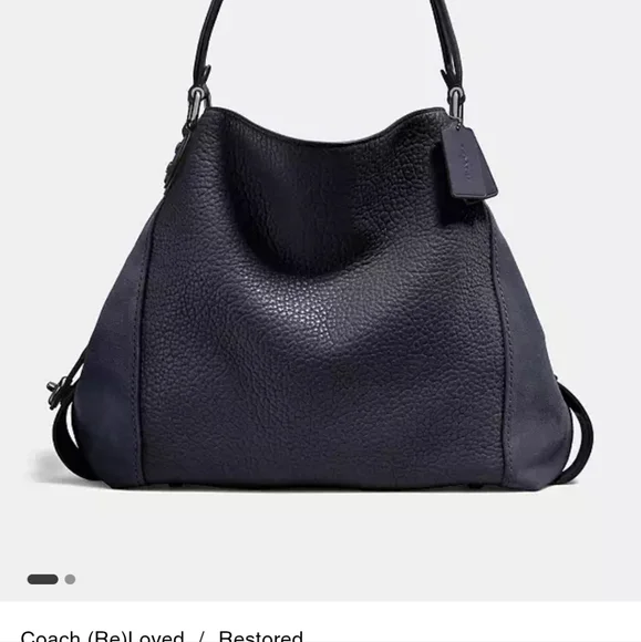 Coach Black Leather Hobo Bag - Picture 9 of 12